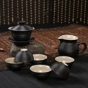 Black Japanese Pottery Gong Fu Tea Sets