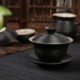Black Japanese Pottery Gong Fu Tea Sets