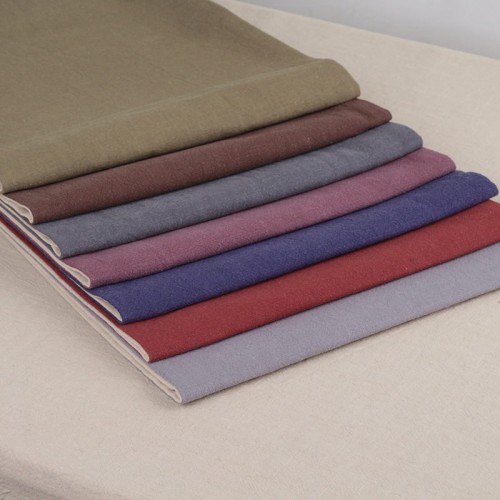 Pure Color Tea Mat Cotton Linen Fabrics Table Mat