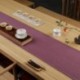 Pure Color Tea Mat Cotton Linen Fabrics Table Mat